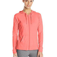 WW | Damen Jersey Vollzip Kapuzenpulli Activewear
