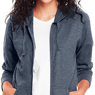 WW | Damen Jersey Vollzip Kapuzenpulli Activewear