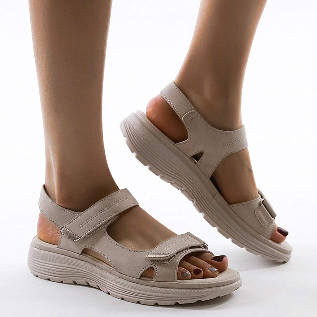 W&W Mode | Verstellbare Sommer Sandalen Mit Doppelriemen Für Damen