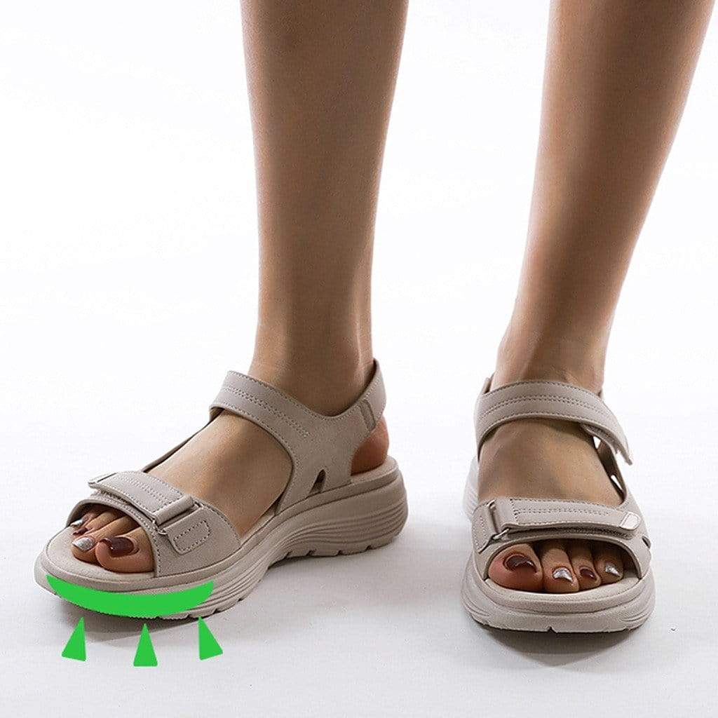 W&W Mode | Verstellbare Sommer Sandalen Mit Doppelriemen Für Damen