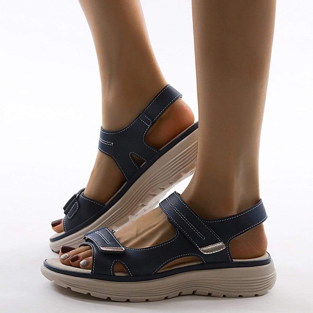 W&W Mode | Verstellbare Sommer Sandalen Mit Doppelriemen Für Damen