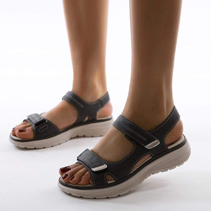 W&W Mode | Verstellbare Sommer Sandalen Mit Doppelriemen Für Damen