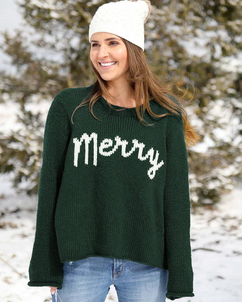 WW | Cropped Strick Weihnachtspullover Für Damen