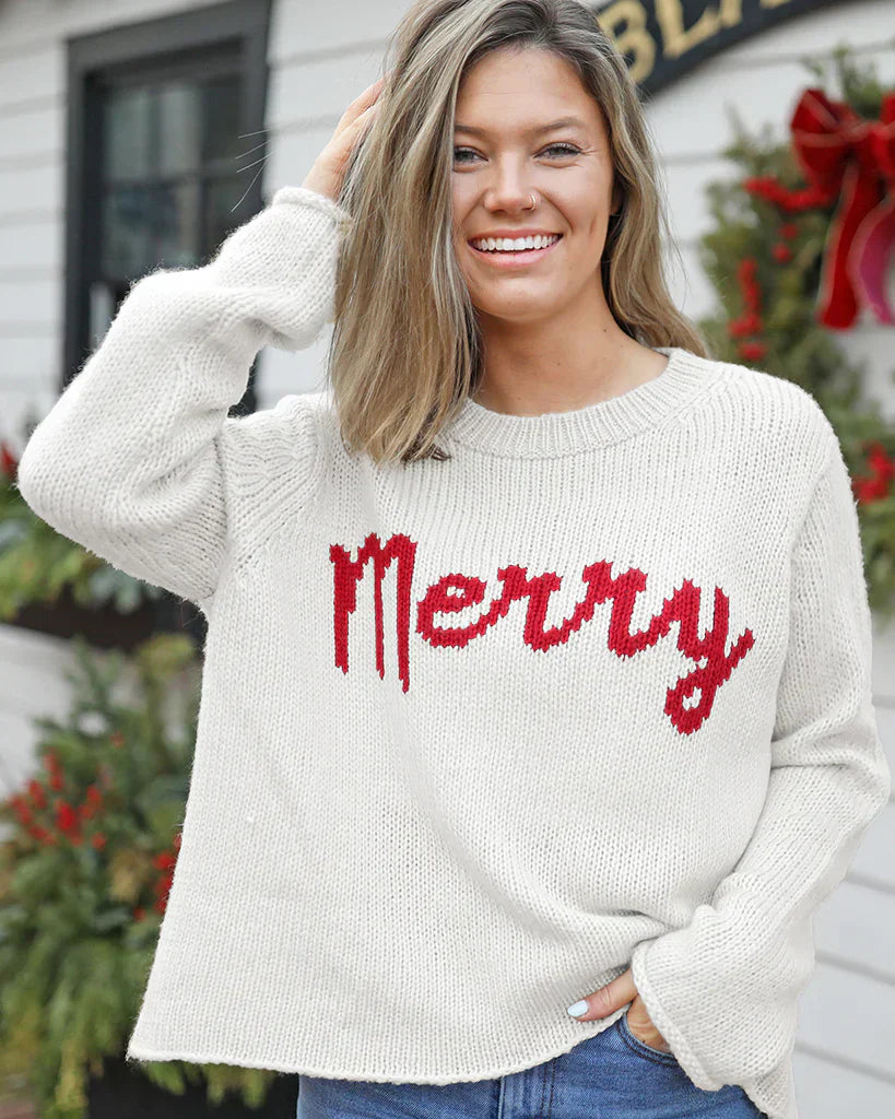 WW | Cropped Strick Weihnachtspullover Für Damen