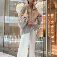 Maeve️ | Der elegante, glitzernde Seiden-Cardigan-Pullover