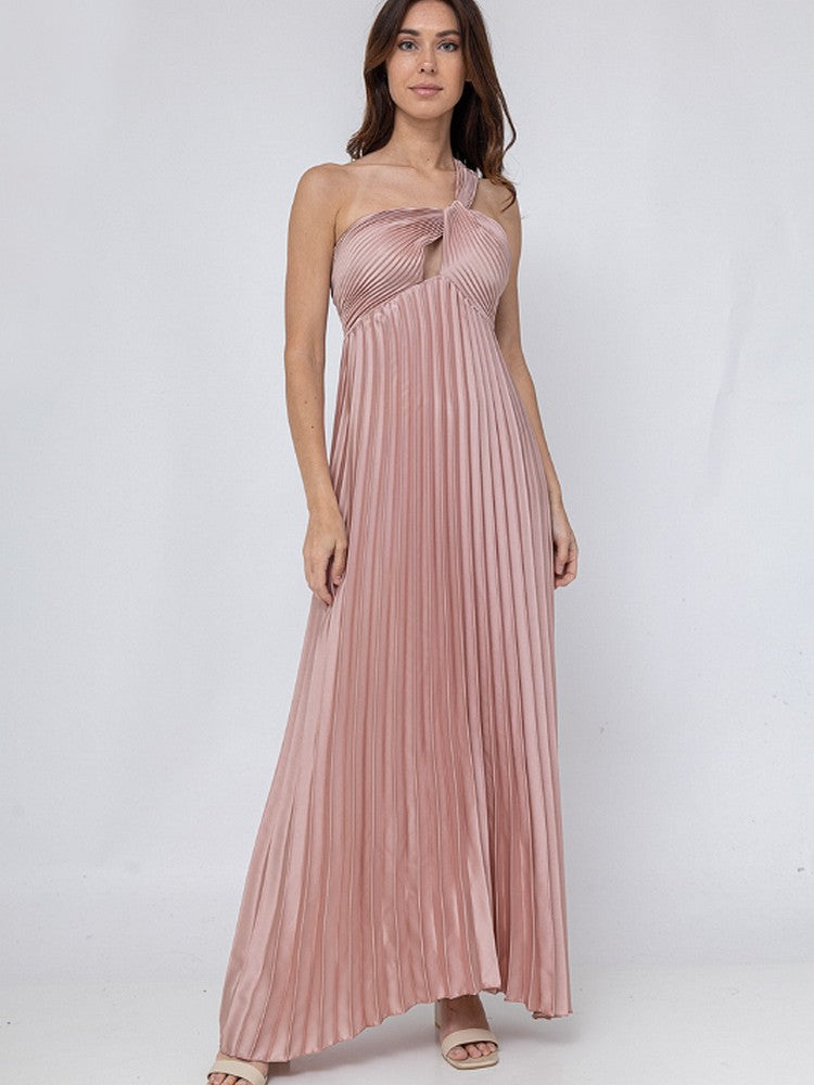 WW | Rotes Satin Cocktailkleid