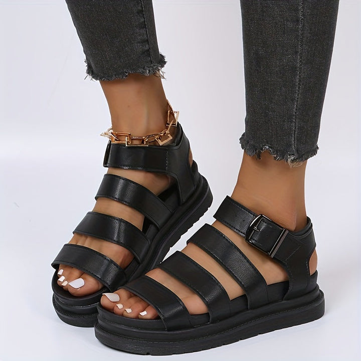 W&W Mode | Sandalen mit Schnallenriemen