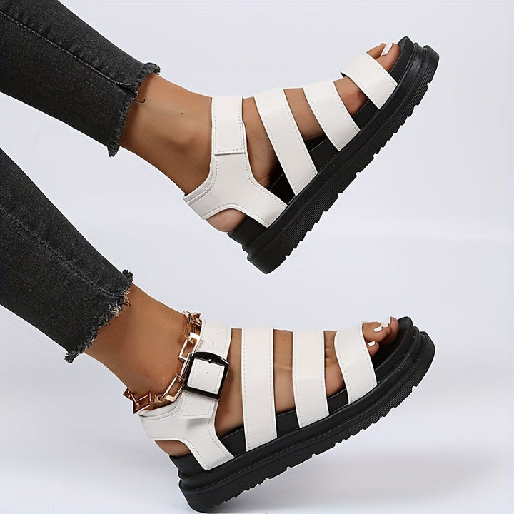 W&W Mode | Sandalen mit Schnallenriemen