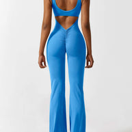 WW | V-Rücken Auslaufender Jumpsuit
