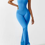WW | V-Rücken Auslaufender Jumpsuit