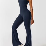 WW | V-Rücken Auslaufender Jumpsuit