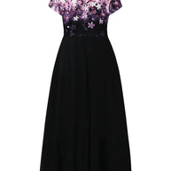 WW | Elegantes Midi Kleid mit Blumen-Spitze