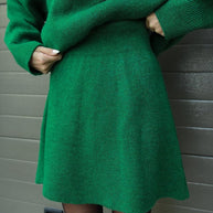 WW | teilige Strickset - Damenpullover und Rock mit lässiger Passform