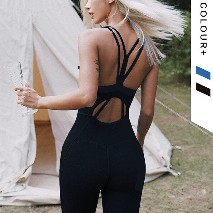 W&W Mode | Yoga Sportliche Einteiler Bodysuits Fitness Training Kleidung