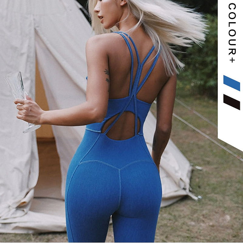 WW | Yoga Sportliche Einteiler Bodysuits Fitness Training Kleidung