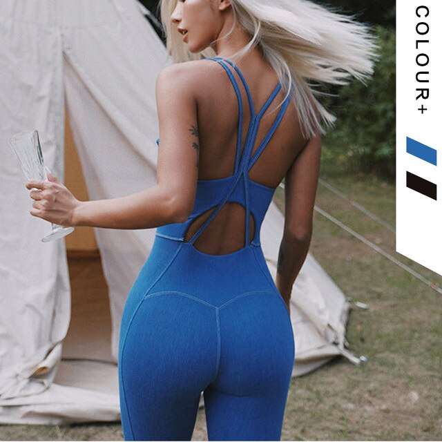W&W Mode | Yoga Sportliche Einteiler Bodysuits Fitness Training Kleidung