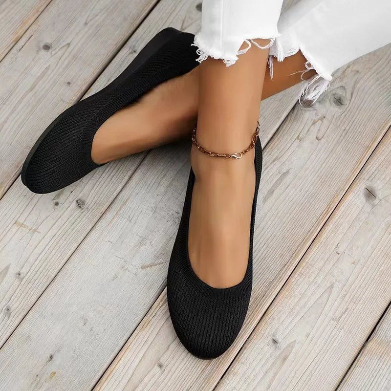 WW | Strick Ballerina Flach