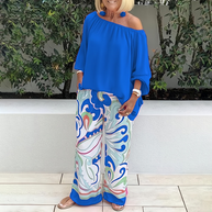 WW | Bluse und Hose Set | Elegantes und Bequemes Zweiteiliges Outfit