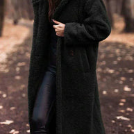 WW | Lange Sherpa Damenjacke