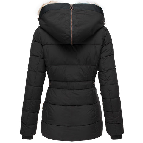 W&W Mode | Wasserdichte Winterjacke mit Kunstfell für Damen - Bestseller 2023