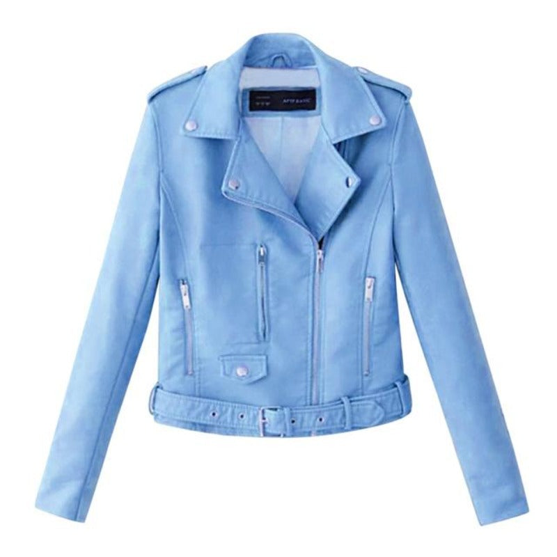 WW | Zip Biker Short Cropped Lederjacke