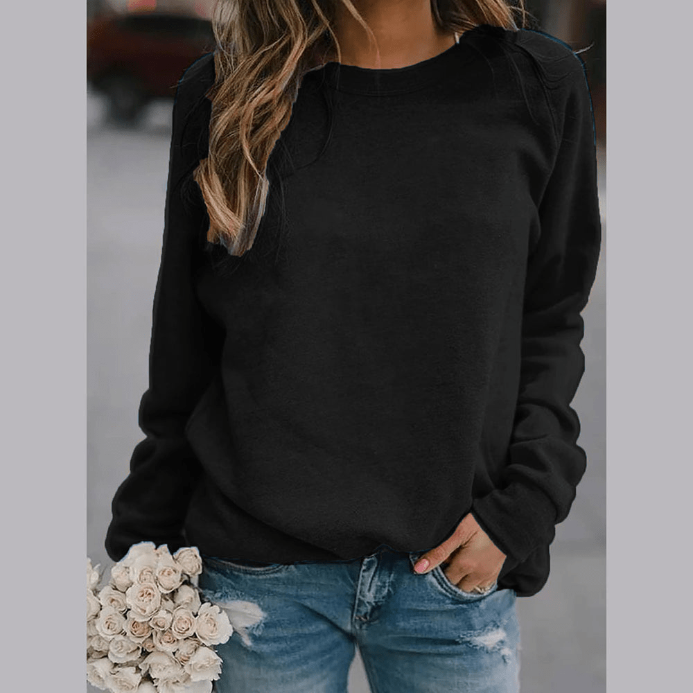 W&W Mode | Bequemer Damen Sweatshirt Lässiger Pullover