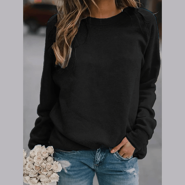 W&W Mode | Bequemer Damen Sweatshirt Lässiger Pullover