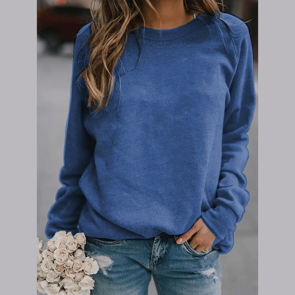W&W Mode | Bequemer Damen Sweatshirt Lässiger Pullover