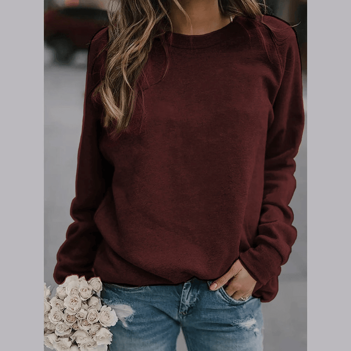 W&W Mode | Bequemer Damen Sweatshirt Lässiger Pullover