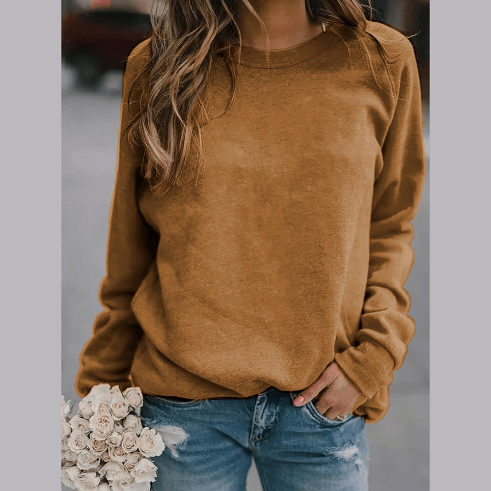 W&W Mode | Bequemer Damen Sweatshirt Lässiger Pullover