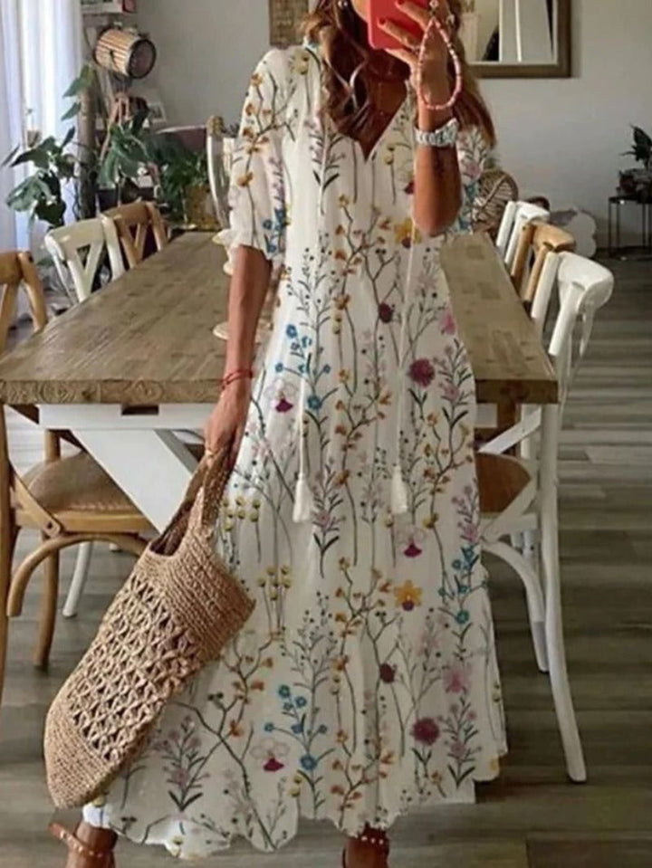 W&W Mode | Bequem Und Stilvolles Sommerkleid Mit Druck