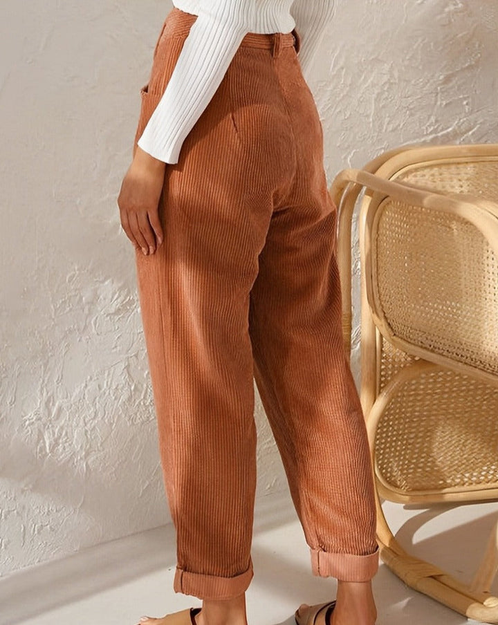 W&W Mode | Stilvolle Cord-Hose mit Relaxed Fit für Damen