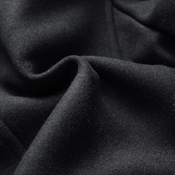 WW | Langer Mantel Herren Schwarz