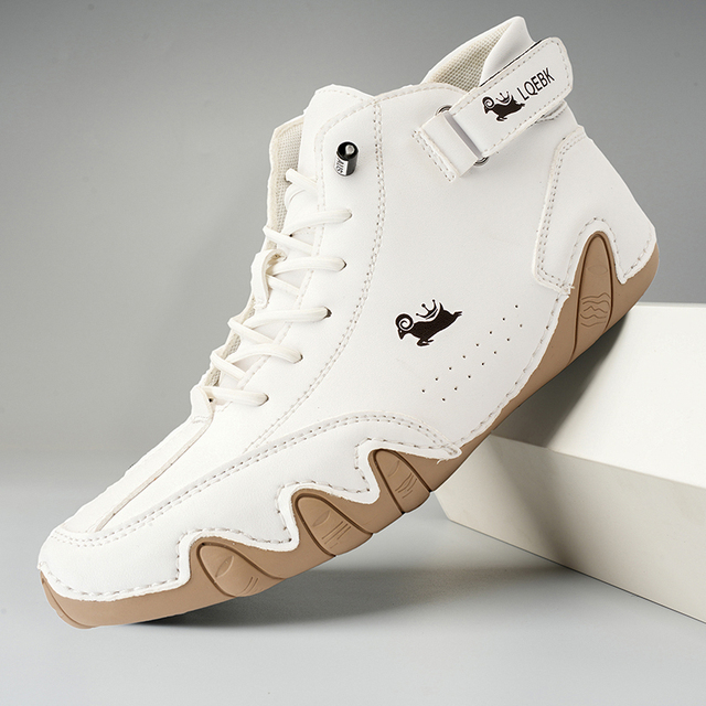 W&W Ultra-bequemer Rutschfester Barfußschuh aus Echtleder (Unisex)