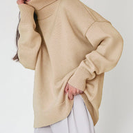 W&W - Winter-Rollkragenpullover mit lockerer Passform