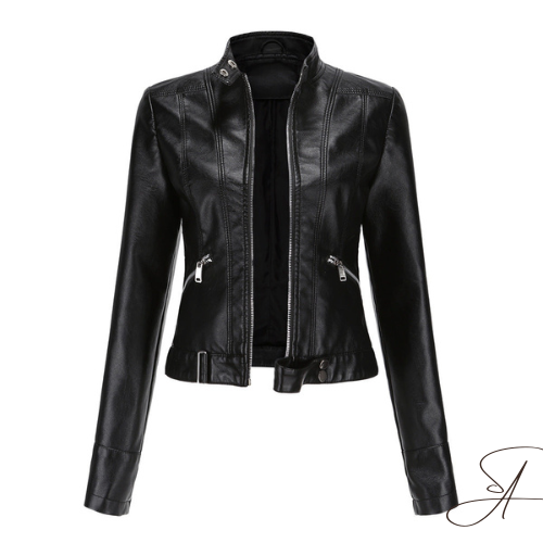 W&W Elegante Lederjacke