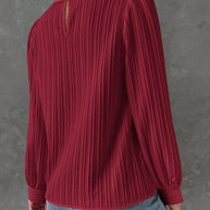 W&W – Bluse mit Rundhalsausschnitt