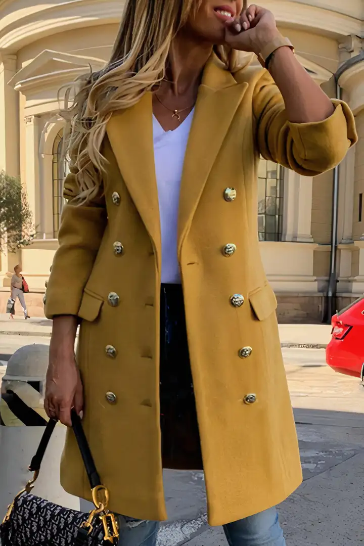 W&W | Eleganter Damenmantel aus Wolle