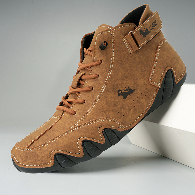 W&W Ultra-bequemer Rutschfester Barfußschuh aus Echtleder (Unisex)