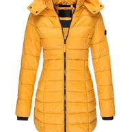 W&W Elisa - Die beste und kuscheligste Daunenjacke mit Kapuze und Reißverschluss