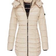 W&W Elisa - Die beste und kuscheligste Daunenjacke mit Kapuze und Reißverschluss