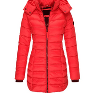 W&W Elisa - Die beste und kuscheligste Daunenjacke mit Kapuze und Reißverschluss