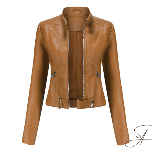 W&W Elegante Lederjacke