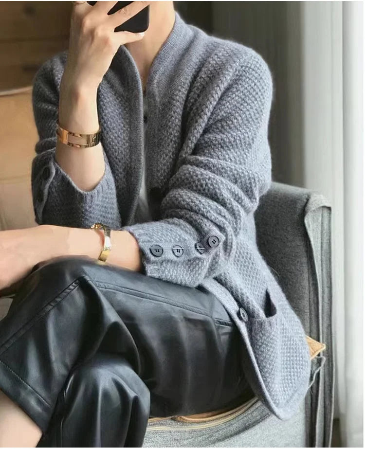 W&W | Gestrickter Stehkragen