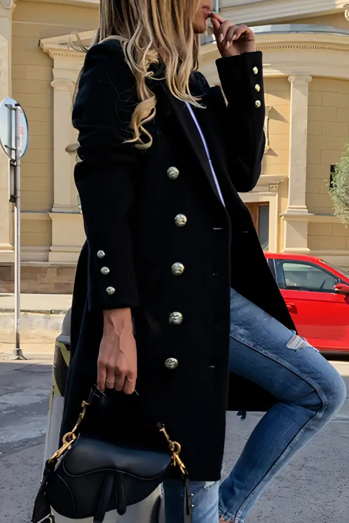 W&W | Eleganter Damenmantel aus Wolle