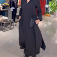 W&W langes Kleid mit Seitenschlitz