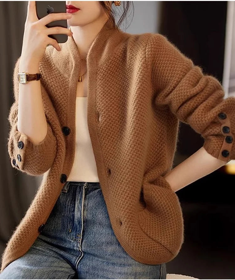 W&W | Gestrickter Stehkragen