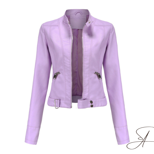 W&W Elegante Lederjacke