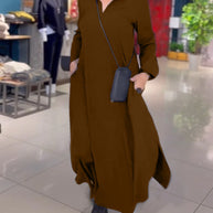 W&W langes Kleid mit Seitenschlitz