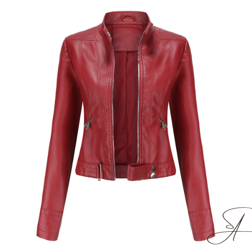 W&W Elegante Lederjacke
